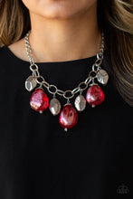 Load image into Gallery viewer, Looking Glass Glamorous Red Necklace Paparazzi Accessories