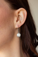 Load image into Gallery viewer, Inner Light - Black Gunmetal Rhinestone Necklace Paparazzi Accessories