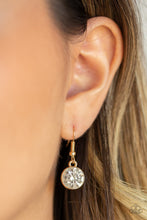 Load image into Gallery viewer, Inner Light - Gold Rhinestone Necklace Paparazzi Accessories