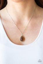 Load image into Gallery viewer, In Glow Spirits Brown Necklace Paparazzi Accessories