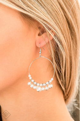 The PEARL-fectionist White Pearl Earrings Paparazzi Accessories