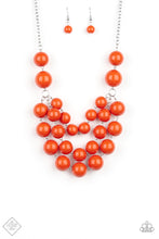 Load image into Gallery viewer, Miss Pop-YOU-larity Orange Necklace Paparazzi Accessories
