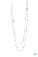 Load image into Gallery viewer, Charmingly Colorful White Pearl Necklace Paparazzi Accessories