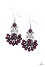 Load image into Gallery viewer, Paradise Parlor Purple Earring Paparazzi Accessories