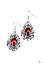 Load image into Gallery viewer, Regal Razzle Red Earring Paparazzi Accessories