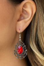 Load image into Gallery viewer, Regal Razzle Red Earring Paparazzi Accessories
