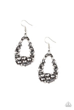 Load image into Gallery viewer, To Bedazzle or Not To Bedazzle Silver Earring Paparazzi Accessories