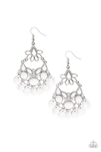 Load image into Gallery viewer, Garden Dream White Earring Paparazzi Accessories