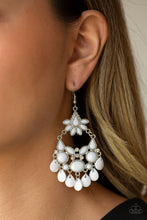 Load image into Gallery viewer, Garden Dream White Earring Paparazzi Accessories