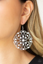 Load image into Gallery viewer, Rainbow Dew White Earrring Paparazzi Accessories
