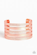 Load image into Gallery viewer, Big Time Shine Copper Cuff Bracelet Paparazzi Accessories