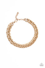 Load image into Gallery viewer, On The Ropes - Gold Bracelet Paparazzi Accessories
