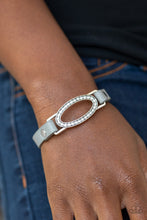Load image into Gallery viewer, Another Round of Rhinestones Silver Bracelet Paparazzi Accessories