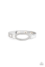 Load image into Gallery viewer, Another Round of Rhinestones Silver Bracelet Paparazzi Accessories