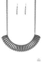 Load image into Gallery viewer, My Main MANE Black Gunmetal Necklace Paparazzi Accessories
