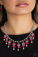 Load image into Gallery viewer, Travelling Trendsetter Pink Necklace Paparazzi Accessories