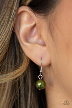 Load image into Gallery viewer, Soho Sweetheart Green Pearl Necklace Paparazzi Accessories