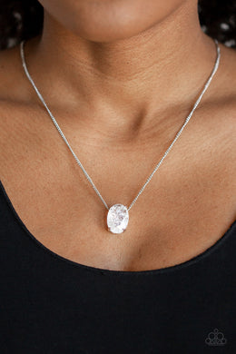 Extra Ice White Necklace Paparazzi Accessories