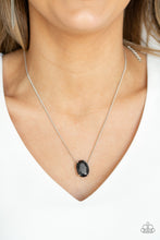 Load image into Gallery viewer, Extra Ice Black Necklace Paparazzi Accessories