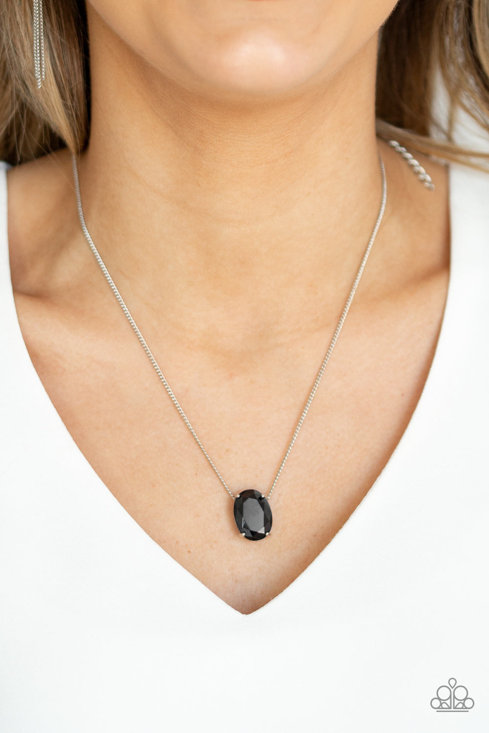 Extra Ice Black Necklace Paparazzi Accessories