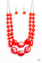 Load image into Gallery viewer, Beach Glam - Red Necklace Paparazzi Accessories