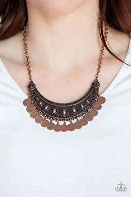 CHIMEs Up Copper Necklace Paparazzi Accessories