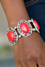 Load image into Gallery viewer, Rodeo Rancho Red Bracelet Paparazzi Accessories