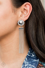 Load image into Gallery viewer, Tassel Throwback Silver Earring Paparazzi Accessories