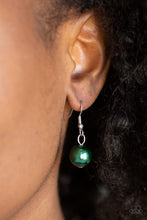 Load image into Gallery viewer, Pacific Posh Green Pearl Necklace Paparazzi Accessories