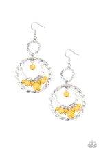 Load image into Gallery viewer, Rio Rustic Yellow Earring Paparazzi Accessories
