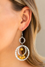 Load image into Gallery viewer, Rio Rustic Yellow Earring Paparazzi Accessories