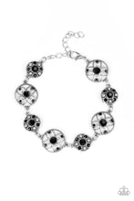Load image into Gallery viewer, Flowery Fashion Black Bracelet Paparazzi Accessories
