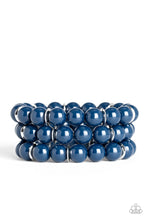 Load image into Gallery viewer, Chroma Collision Blue Bracelet Paparazzi Accessories