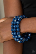 Load image into Gallery viewer, Chroma Collision Blue Bracelet Paparazzi Accessories