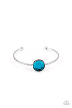Load image into Gallery viewer, Illumination Station Blue Cuff Bracelet Paparazzi Accessories