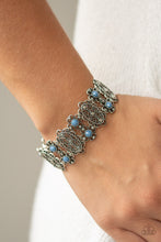 Load image into Gallery viewer, Majestic Gardens - Blue Bracelet Paparazzi Accessories
