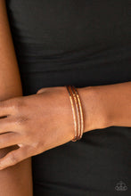 Load image into Gallery viewer, A Mean Gleam Copper Cuff Bracelet Paparazzi Accessories