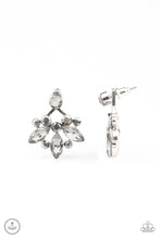 Load image into Gallery viewer, Crystal Constellations Silver Jacket Earrings Paparazzi Accessories