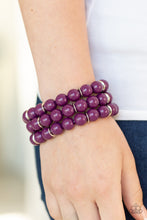 Load image into Gallery viewer, Chroma Collision Purple Bracelet Paparazzi Accessories