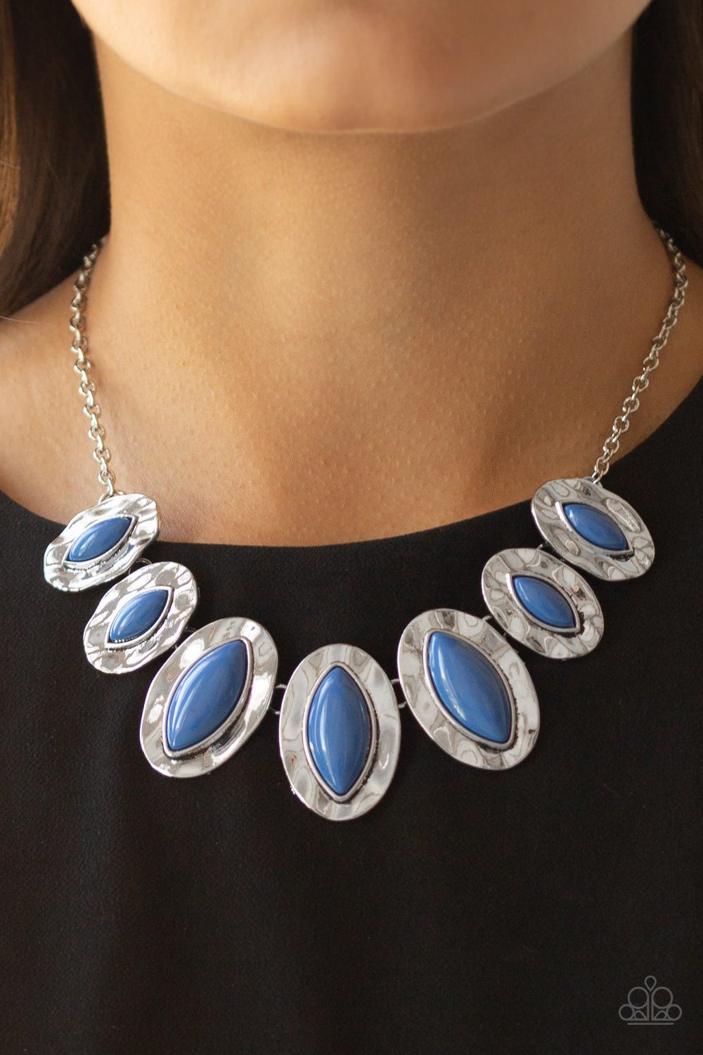 Terra Color Blue Necklace Paparazzi Accessories