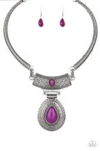 Load image into Gallery viewer, Prowling Prowess Purple Necklace Paparazzi Accessories