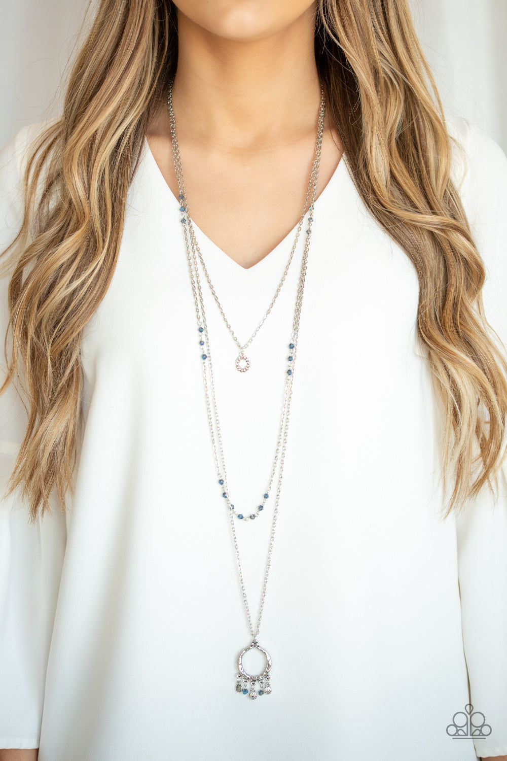 Treasures and Trinkets Blue Necklace Paparazzi Accessories