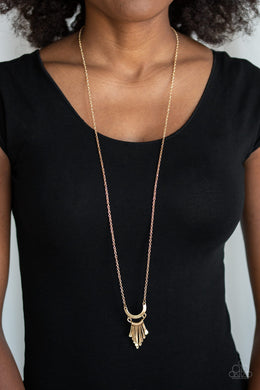 Trendsetting Trinket Gold Necklace Paparazzi Accessories