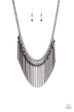 Load image into Gallery viewer, Divinely Diva Blue Necklace Paparazzi Accessories
