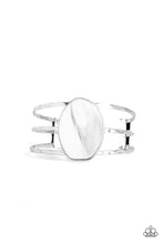 Load image into Gallery viewer, Canyon Dream White Cuff Bracelet Paparazzi Accessories