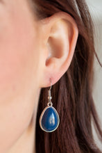 Load image into Gallery viewer, Shop Til you TEARDROP Blue Necklace Paparazzi Accessories