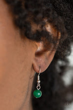Load image into Gallery viewer, Sparkling Spectacle Green Cat&#39;s Eye Necklace Paparazzi Accessories