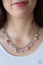 Load image into Gallery viewer, Downstage Dazzle - Pink Necklace Paparazzi Accessories