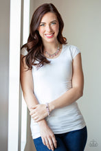 Load image into Gallery viewer, Downstage Dazzle - Pink Necklace Paparazzi Accessories