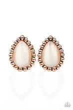 Load image into Gallery viewer, I Wanna Glow Copper Earring Paparazzi Accessories